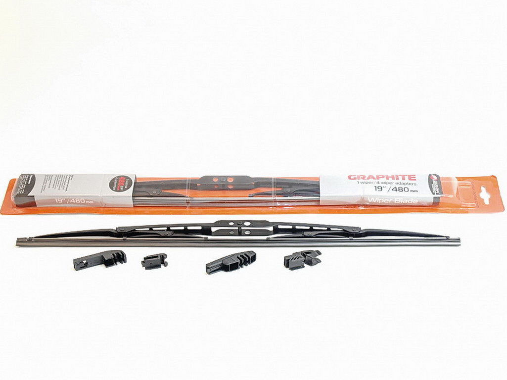 Щетка стеклоочистителя с/о в сб. 475мм безкаркасная "ДИАЛУЧ"